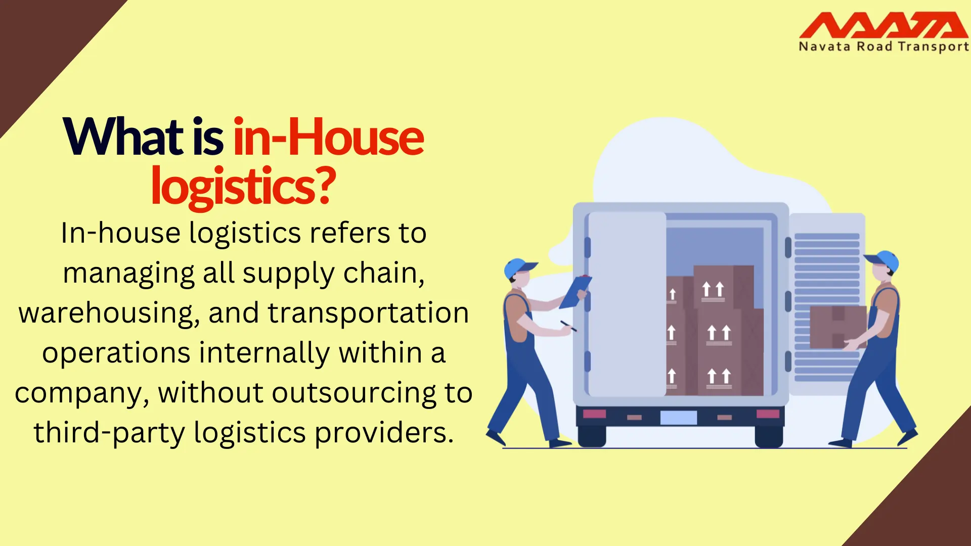 What is in-House logistics