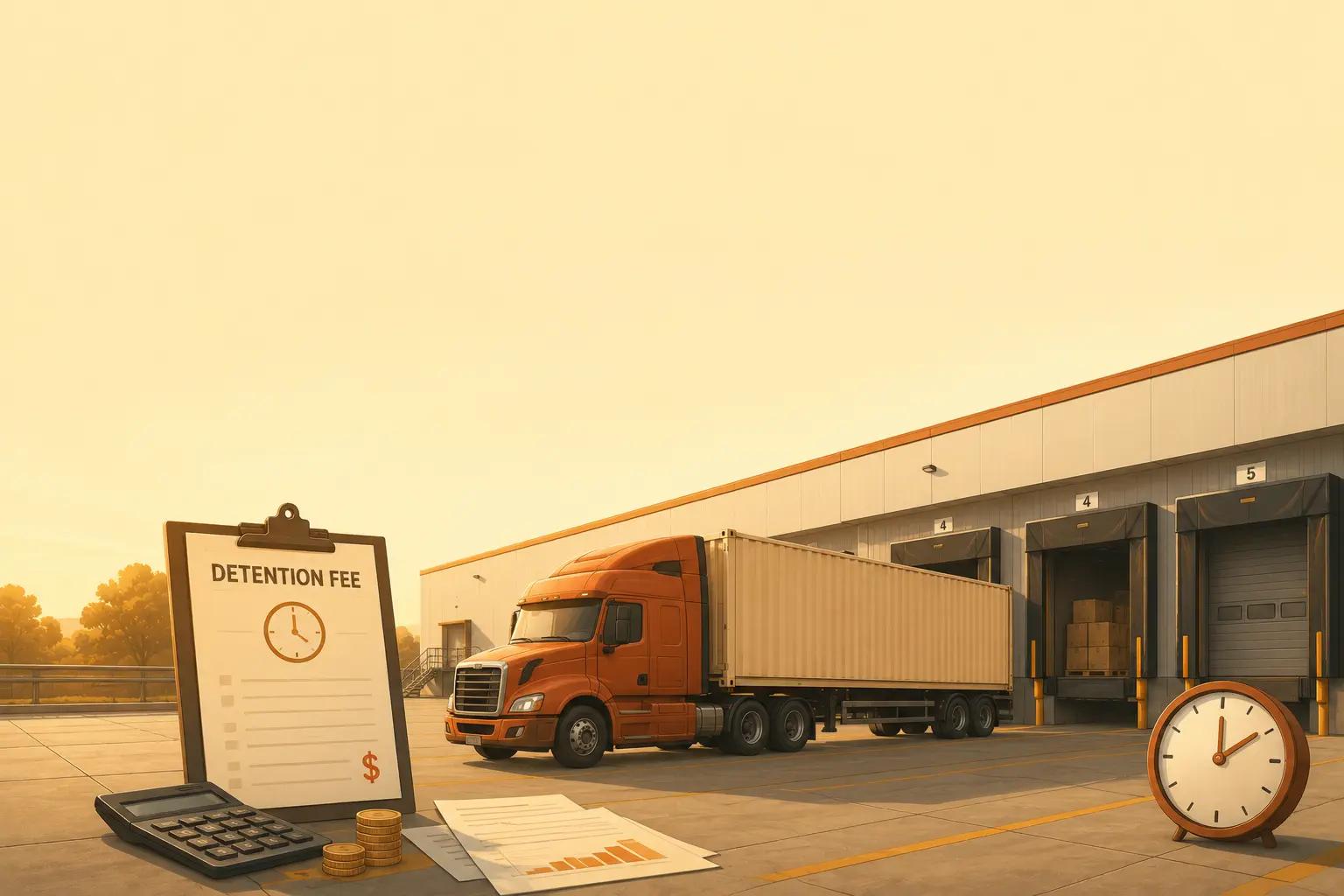 Read more about the article What Is Detention Fee in Trucking?